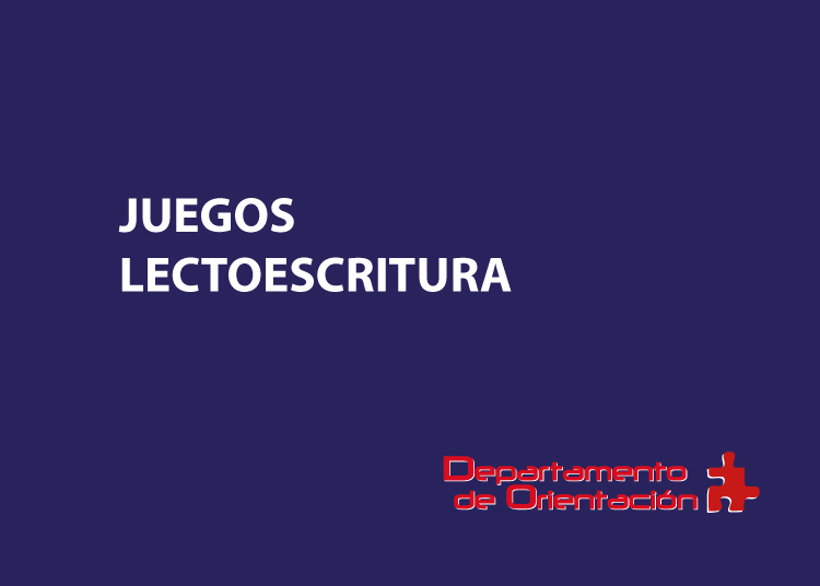 Portada del documento Juegos de lectoescritura